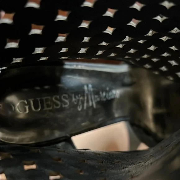 Guess by Marciano Black Cutout Heeled Boots - Picture 2 of 6